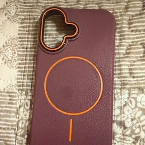 Elegant Purple and Orange Phone Case